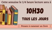Affiche lecture 8h30 {JPEG}
