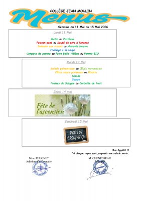 Menus {JPEG}