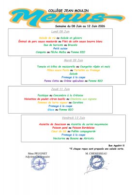 Menus {JPEG}