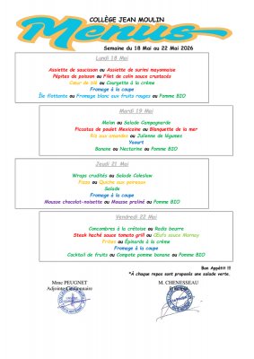 Menus {JPEG}