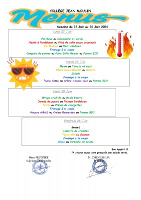Menus {JPEG}