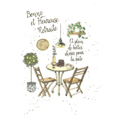 carte bonne et heureuse retraite